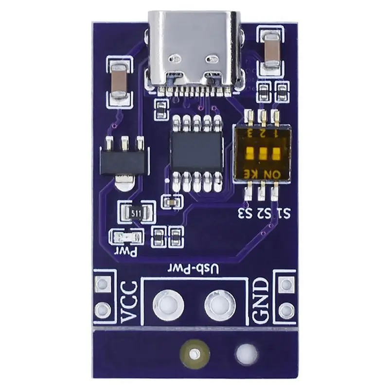 Фото Высококачественный модуль-детектор USB-PD (5X Type-C QC AFC PD2.0 PD3.0) для обнаружения мошеннических схем и изменения питания ноутбуков №1