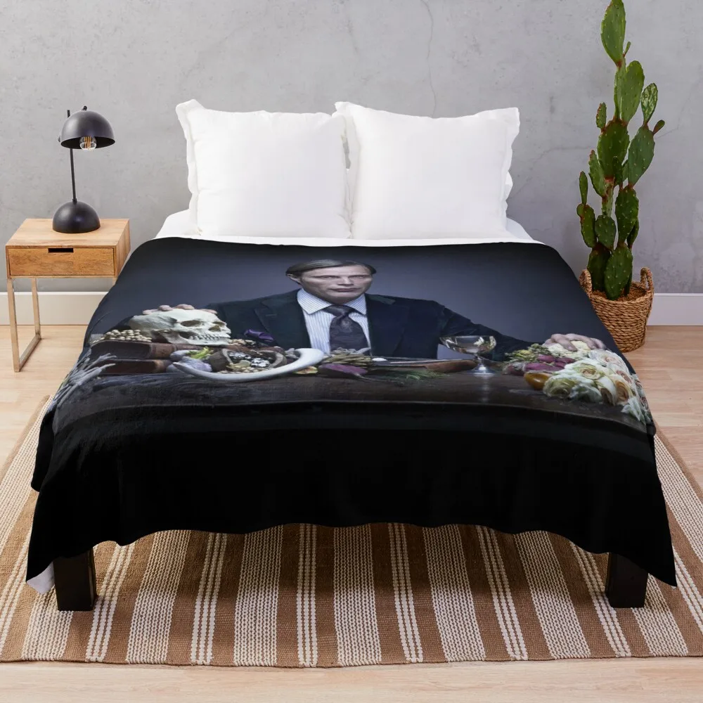 

Mads Mikkelsen hannibal Throw Blanket Kawaii Blanket Blanket For Sofa