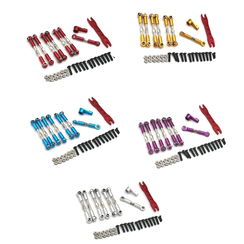 

Metal Link Rod Pull Rod Servo Arm Adjustment Wrench For Wltoys 144001 144010 124016 124017 124019 RC Car Upgrade Parts