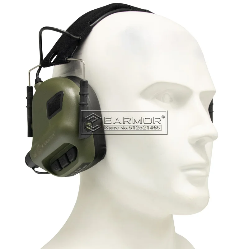 EARMOR M31-Leaf Green MOD4 тактическая гарнитура шумоподавляющие наушники протектор слуха