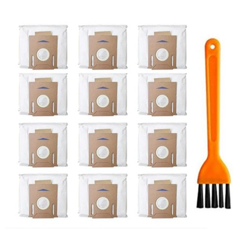 

HOT！-12 Pcs Replacement Vacuum Dust Bags Disposable Dust Bags For Ecovacs DEEBOT OZMO T8 AIVI T8 Max And T8 Series DX93,Etc