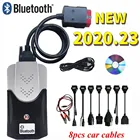 2022 новейший obd-сканер 2020,23 2018.R0, свободный генератор ключей, новый VCI VD DS150E Cdp Bluetooth для автомобилей delicht, грузовиков, Obd2 диагностические инструменты