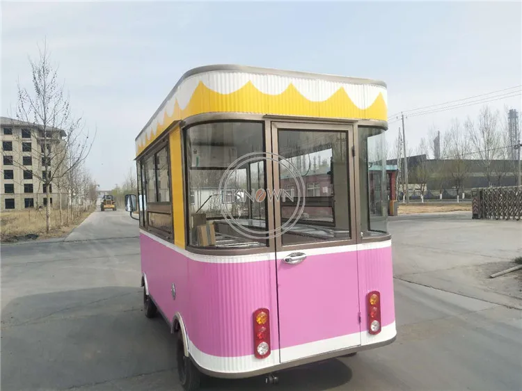 

2020New Style Electric Food Cart Popular Street Shop Mobile Food Store Ice Cream Cart Hot Dog Food Cart With Free Logo