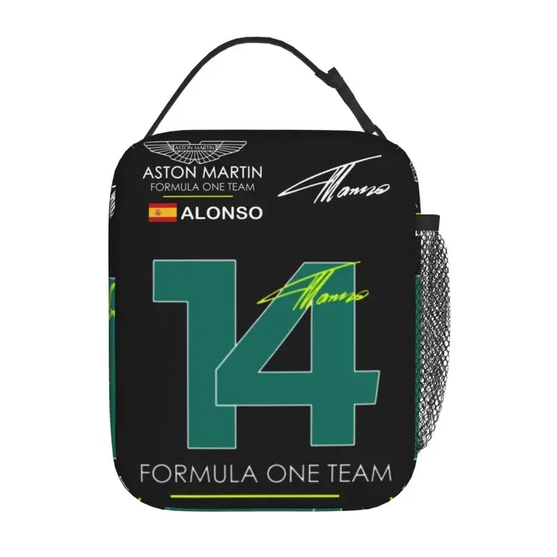 Aston Фернандо элонсо команда Merch ланч-боксы Термоизолированный охладитель