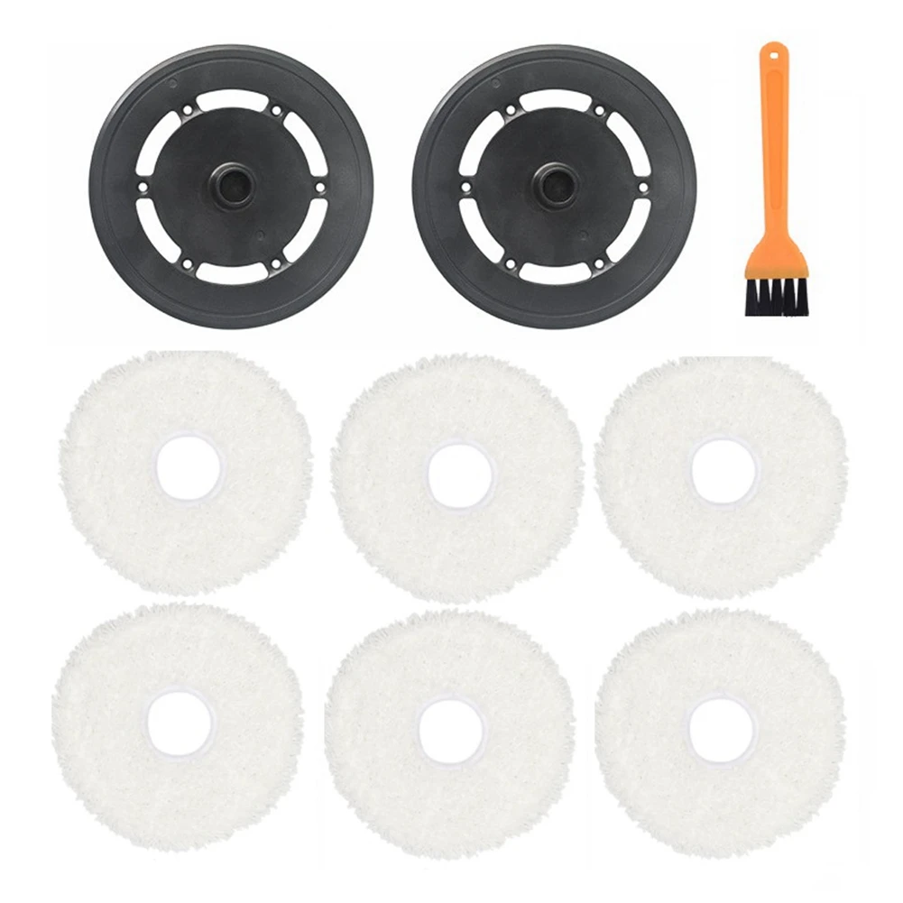 

Держатель тряпки для робота-пылесоса ECOVACS X1, сменные детали, аксессуары, кронштейн для тряпки, тряпичная ткань, 9 шт.