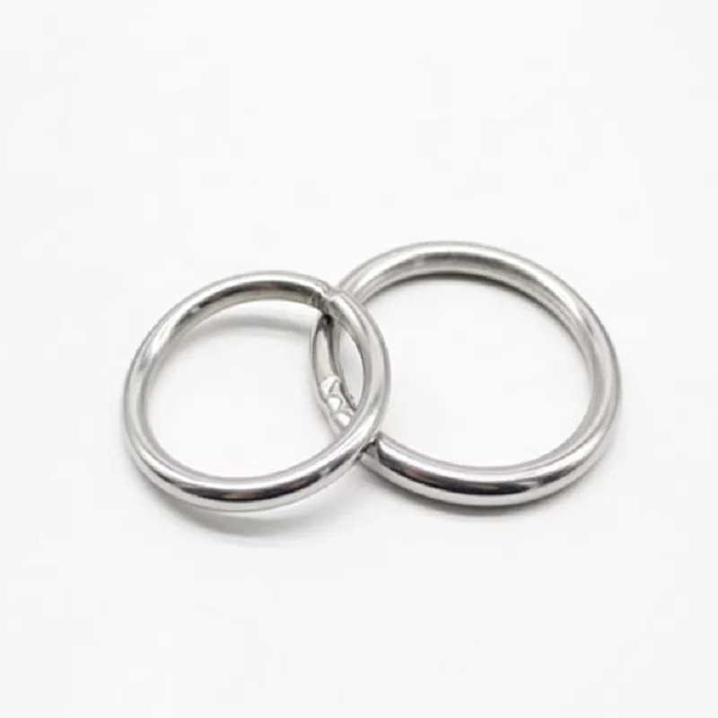 

Stainless Steel 316 304 Welded Round Rings Hardware 25mm 30mm 40mm 50mm 70mm