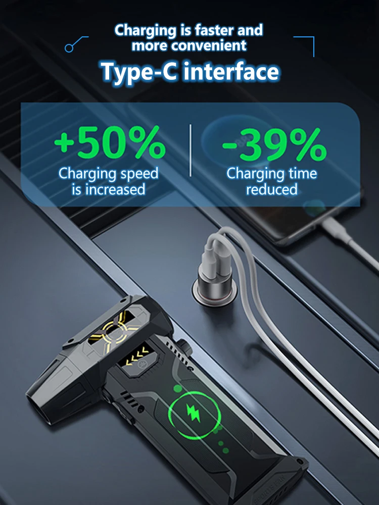 Новинка воздуходувка 130000 об/мин Турбовентилятор ручной мини-Турбовентилятор