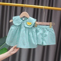 girls clothing 2022 summer fashion childrens fruit two piece casual girls baby childrens clothing ropa de ni%c3%b1a