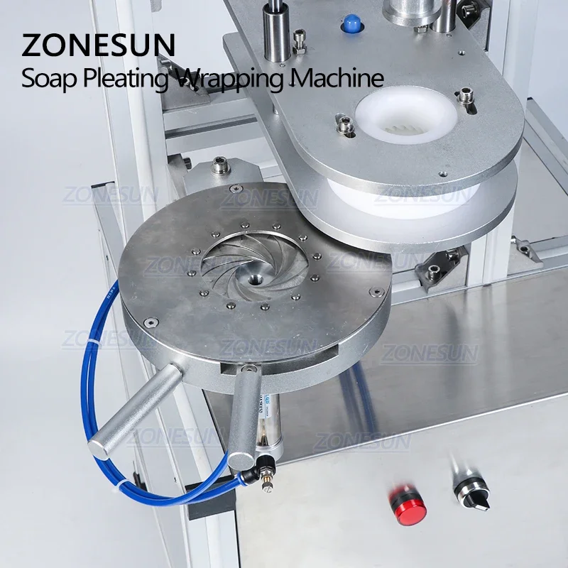 ZONESUN ZS-PK900 Полуавтоматическая машина для упаковки чая Круглое мыло чистки ванной