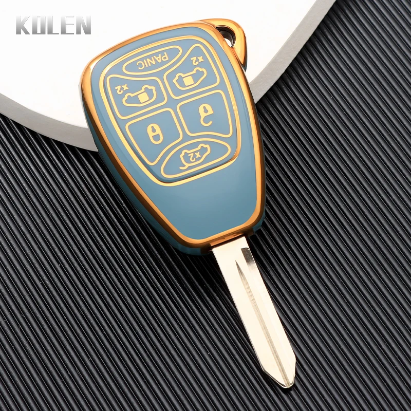 Новый ТПУ чехол для автомобильного ключа для Chrysler 300 PT Cruiser Sebring Dodge Caliber Nitro Jcuv для Jeep Compass Liberty Compass