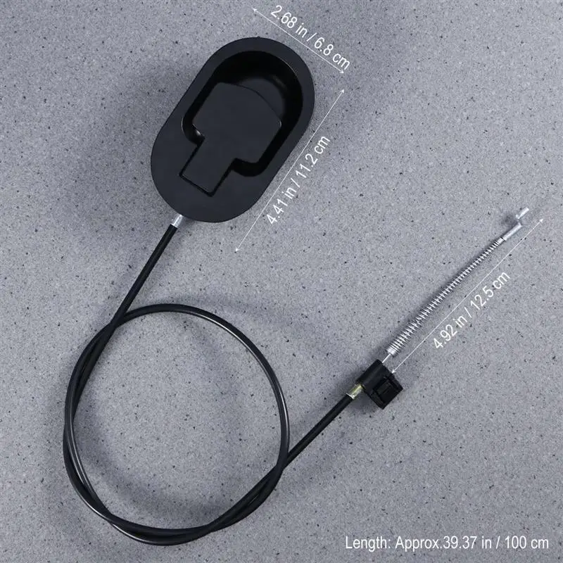 

Universal Aluminum Metal Pull Recliner Handle Chair Release Lever Replacement Metal Handle with Spring and Cable for Sofa Couch