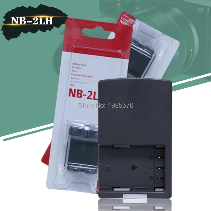 

2pcs NB-2LH NB2LH 2LH 2L NB-2L NB-2L Camera Battery for Canon EOS 400D S80 S70 S50 S60 350D With Digital Camera CB-2LTE charger