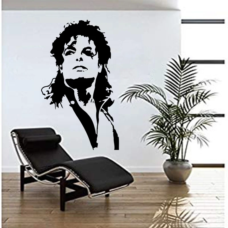 Майкл Джексон-домашний Декор ПВХ Виниловая гравировочная наклейка
