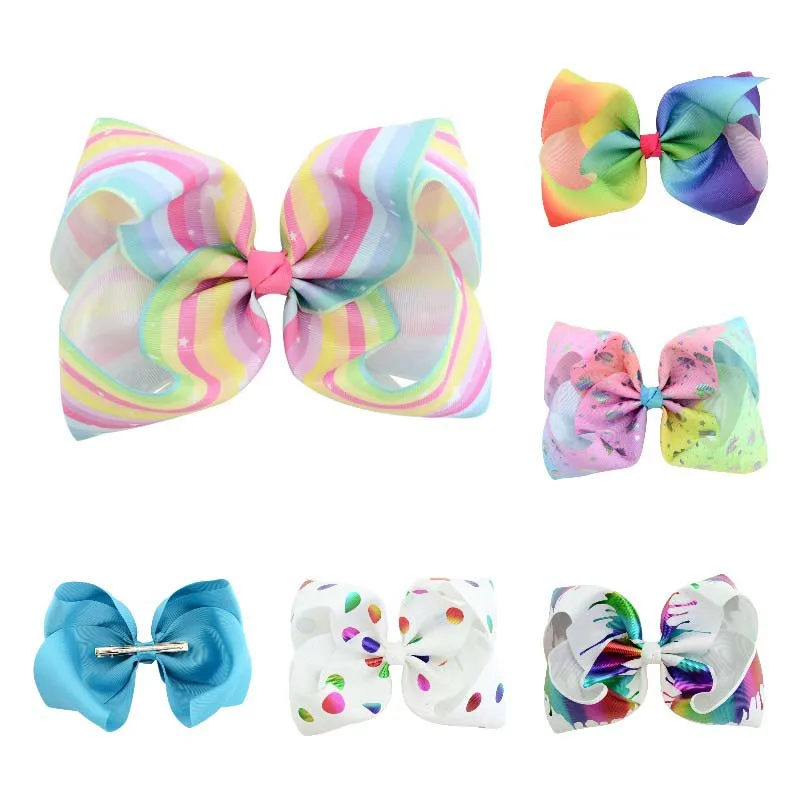 Банты для волос с зажимом девочек 8 дюймов |