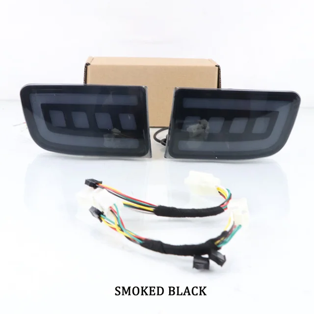 

Toyota Prado 120 Светодиодные Фонари Заднего Бампера В Сборе Красный ABS + Светодиодный Материал Plug And Play Для Моделей Ав...