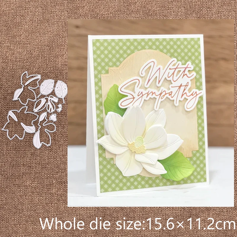 

Металлический трафарет XLDesign, пресс-формы, цветочные листья, скрапбукинг