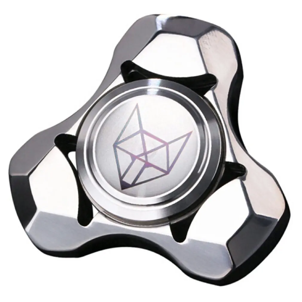 

New Metal Wolf Pattern Fidget Spinner Decompression Gyro Adult Antistress Hand Spinner Toy Children Fidget Stress Reliever Gifts