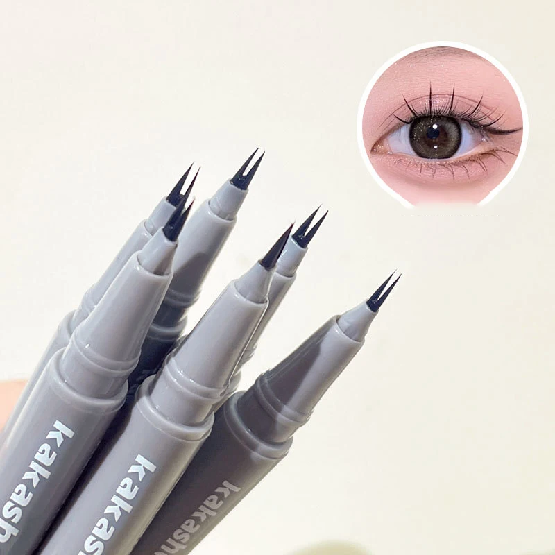 Супертонкая жидкая подводка для глаз с двойными когтями ресницы матери брови