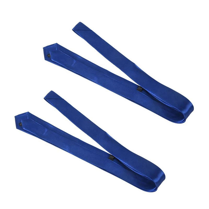 

2X Tie Unisex Casual Slim Necktie Narrow - Royal Blue