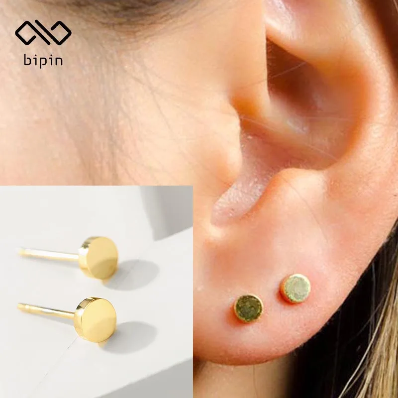 

Bipin Stainless Steel Women Earrings Rose Gold Small Fresh Earrings For Girls Jewelry Wholesale