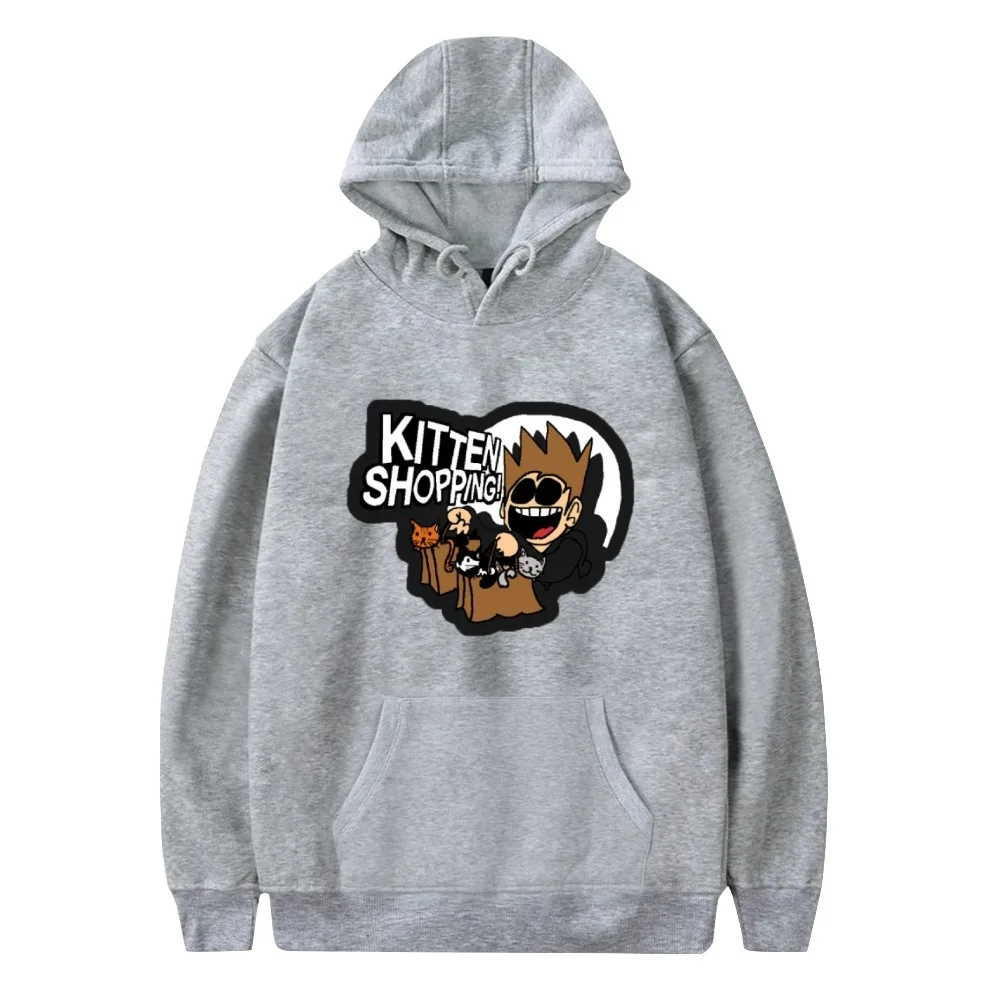 

Eddsworld котенок покупки Merch Толстовка уникальная одежда Harajuku грузовик новый логотип толстовки Повседневная мода Свитшот