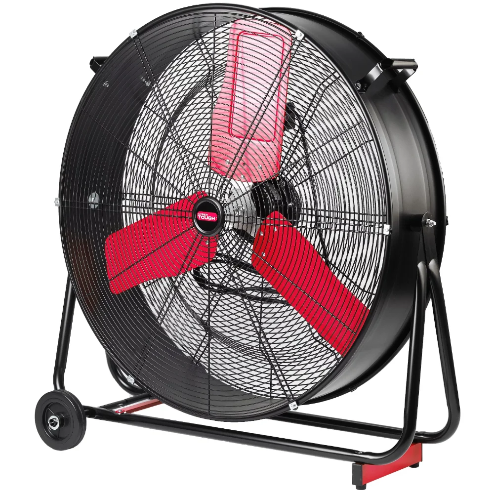 

Hyper Tough 30 inch High Velocity Tilted Drum Fan Red & Black fan