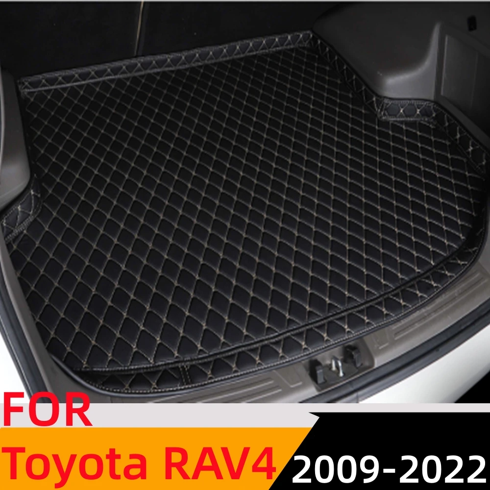

Автомобильный коврик для багажника Sinjayer, всесезонный автомобильный багажный коврик для багажника, коврик для багажника с высокой боковой подкладкой, подходящий для Toyota RAV4 RAV-4 2009-2022