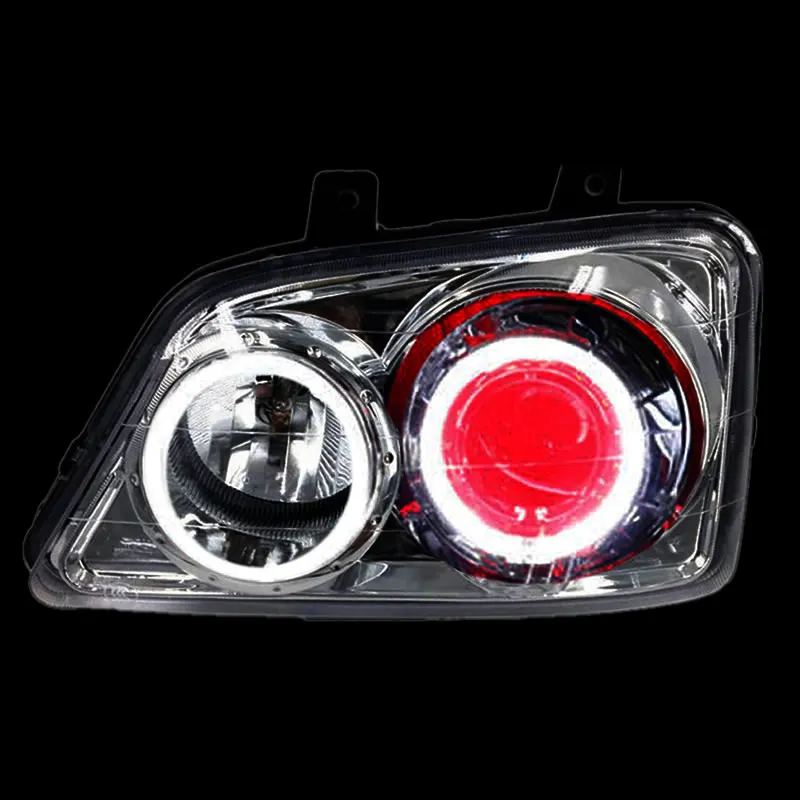 Фото Кастомизированные светодиодные фары Full LED для Toyota TERIOS с биксеноновыми линзами и дневными ходовыми огнями (DRL) №2