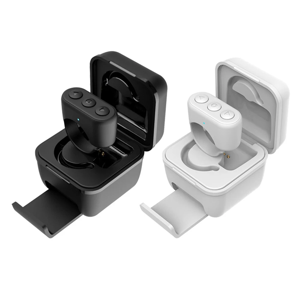 

Bluetooth-compatible 5.0 Page Turner with Charging Compartment Remote Control Portable Short Video Page Flipping for Android/iOS