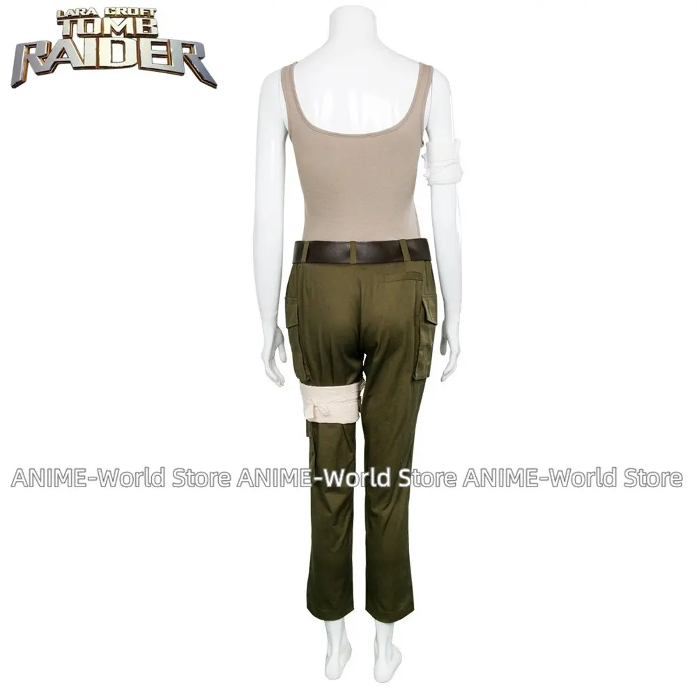 Фото Новый костюм Lara Croft Tomb Raider Lara Croft, костюм на Хэллоуин, Рождество, игра, косплей для взрослых и женщин, карнавальный костюм на заказ №4