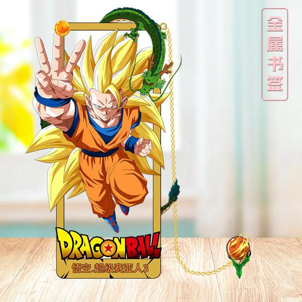 Фото Dragon Ball Vegetto Son Goku металлическая полая закладка мультфильм аниме периферия студенческие канцелярские принадлежности подарок на день рождения праздничные подарки №1