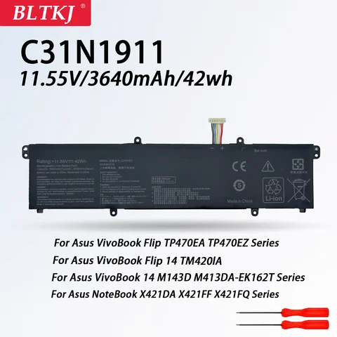 Аккумулятор B31N1911 для ASUS Vivobook Flip 14