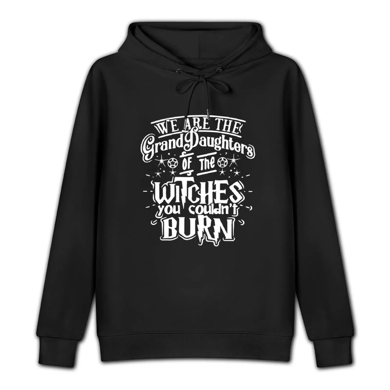 Пуловер с капюшоном We Are the Granddaughters of Witches You Couldn’t Burn корейская осенняя одежда