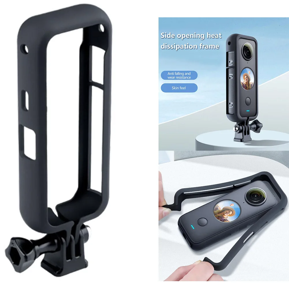

Крышка корпуса из АБС-пластика для Insta360 One X2, защитный адаптер, держатель кронштейна для Insta 360 One X2, запчасти для спортивных и экшн-видеокамер