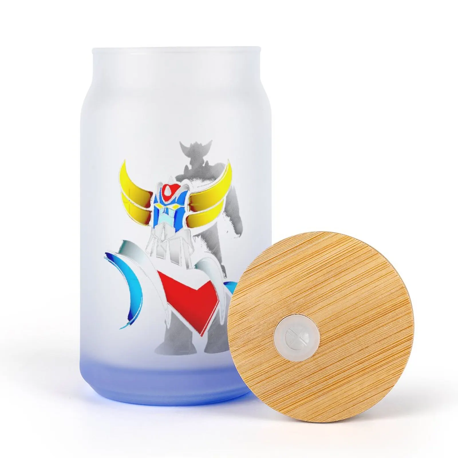 

Goldoraks Grendizer Vintage Goldoraks DIY Frosted Glass Pipette Cup Cute Bottle Beer Mugs Thermos Bottle Funny Novelty Wooden