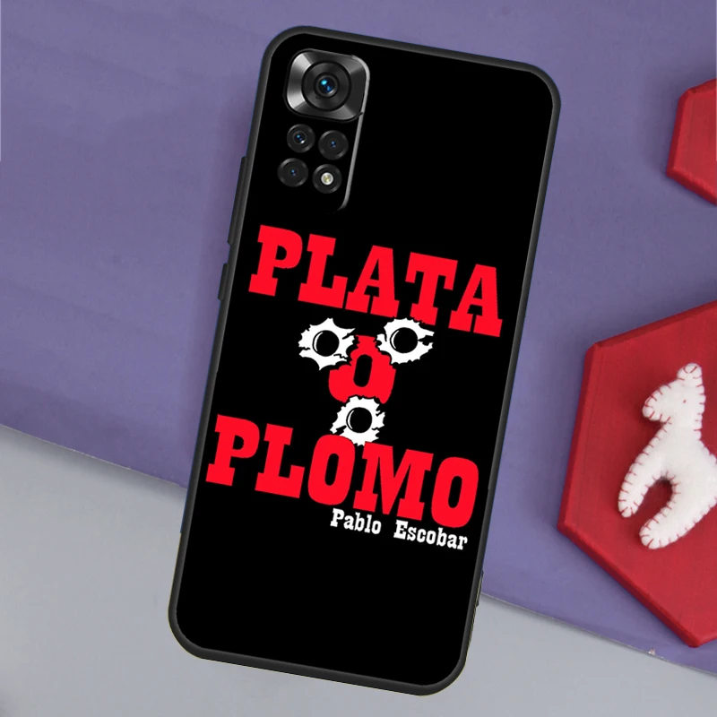 Plata O Plomo Narcos Pablo Escobar Funda для Xiaomi Redmi Note 14 13 12 11 Pro 9 10 9S 10S 11S 12S 14C 10C 12C 13C Case