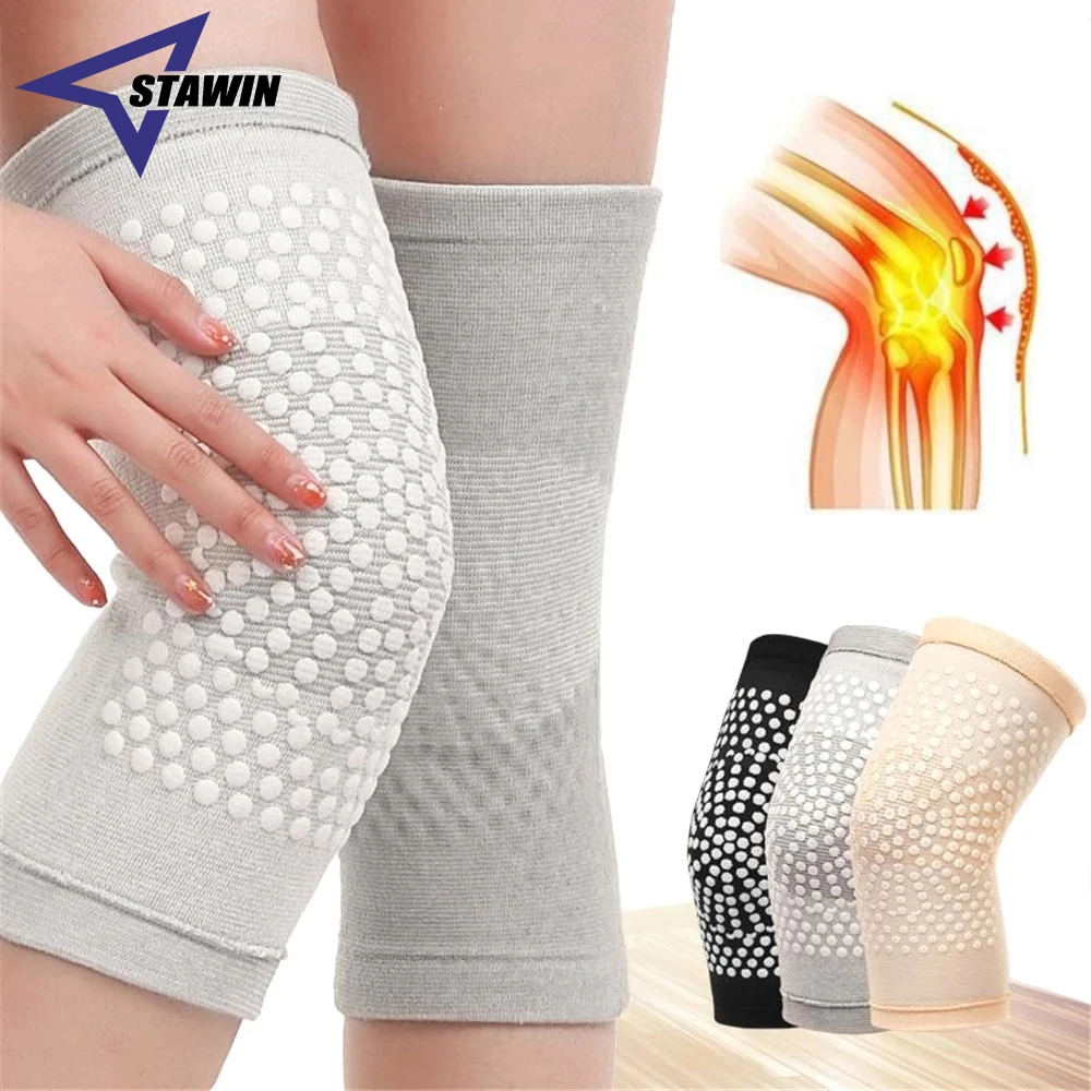 

1 Pair Arthritis Joint Injury Knee Pads, Sports High Compression Padded Knee Support Sleeve Brace, Self Heating Support Knee Pad
