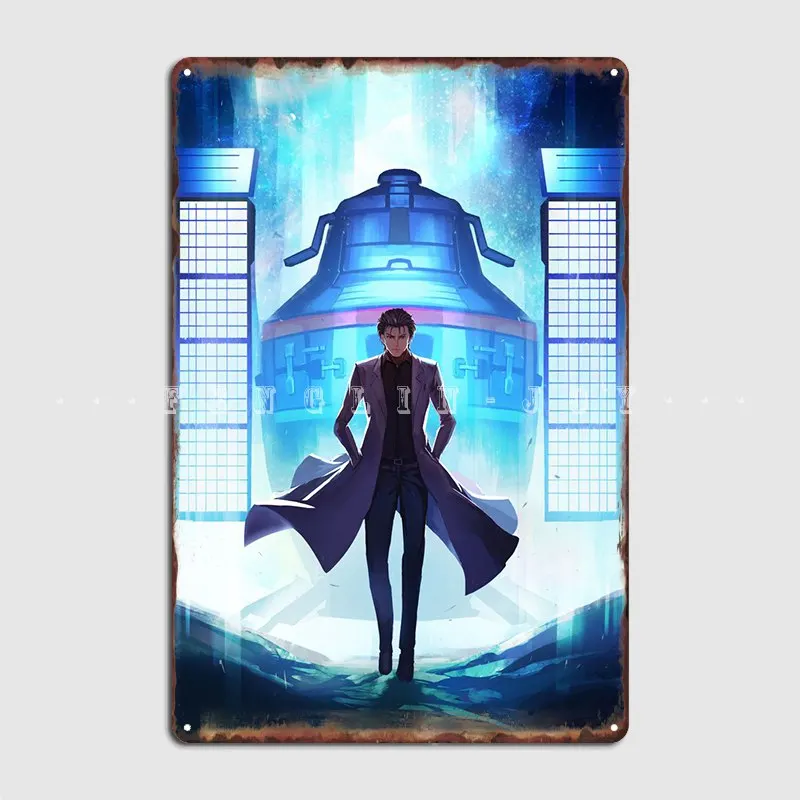 

Vintage Steins Gate 0 Okabe Metal Sign Wall Mural Classic Wall Wall Decor Tin Sign PosterPub, Bar, Kitchen, BathroomHome Decor
