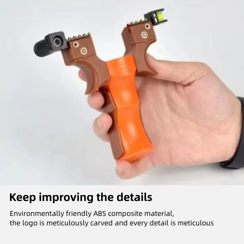 

High Precision Laser Plastic Catapult Slingshot With Strong Rubber Belt Shooting Outdoor Hunting Accessories