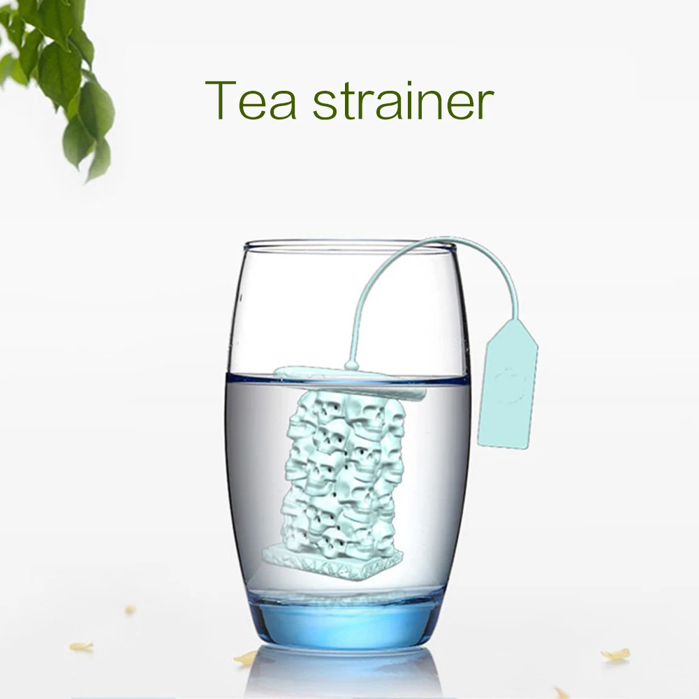 

1PC Creative Silicone Tea Infuser Strainer Leaf Spice Herbal Teapot Reusable Mesh Filter Home Kitchen Accessories