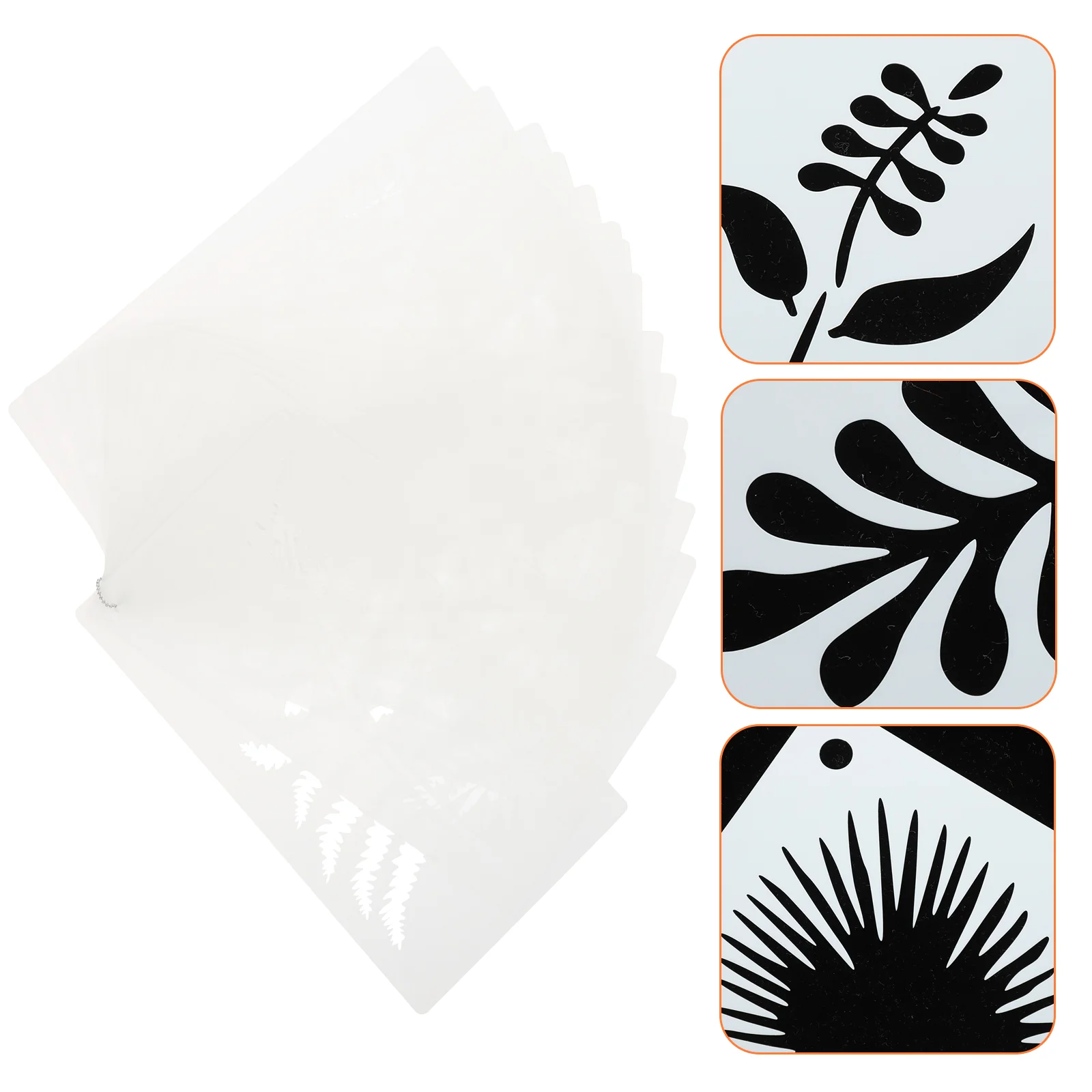 

Stencils Stencil Painting Leaves Drawing Leaf Wall Templates Template Tropical Reusable Fern Set Botanical Drafting Palm Turtle