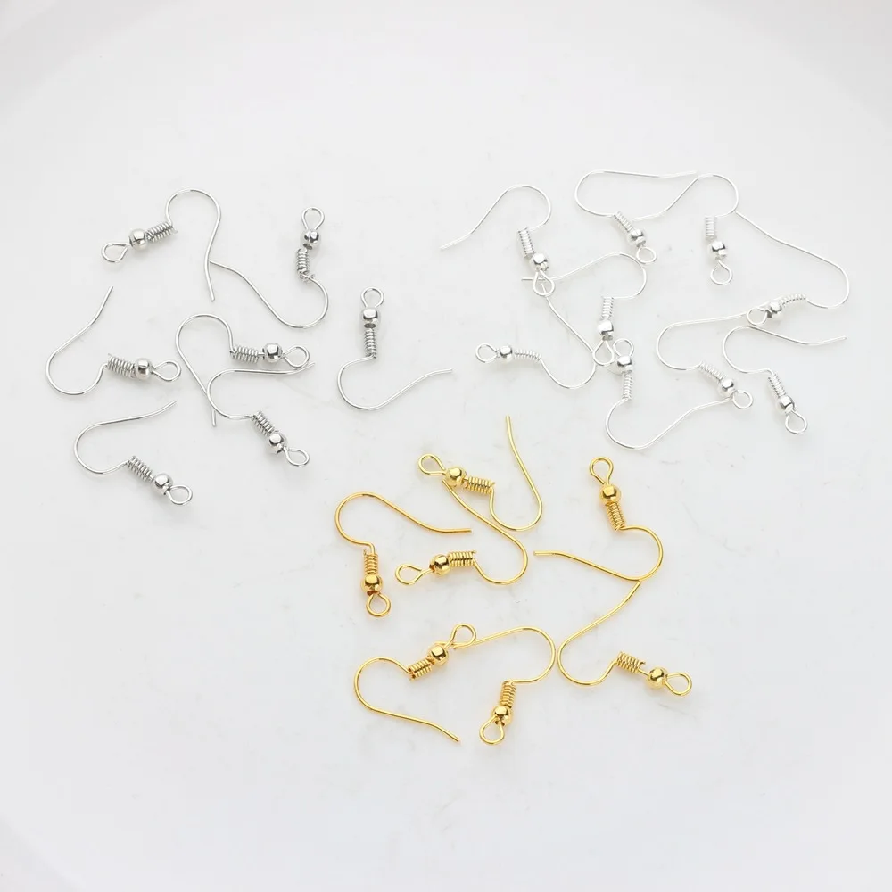 

DIY Earring Findings Earrings Clasps Hooks Fittings 100pcs/lot 20x18mm DIY Jewelry Making Accessories Iron Hook Earwire Jewelry