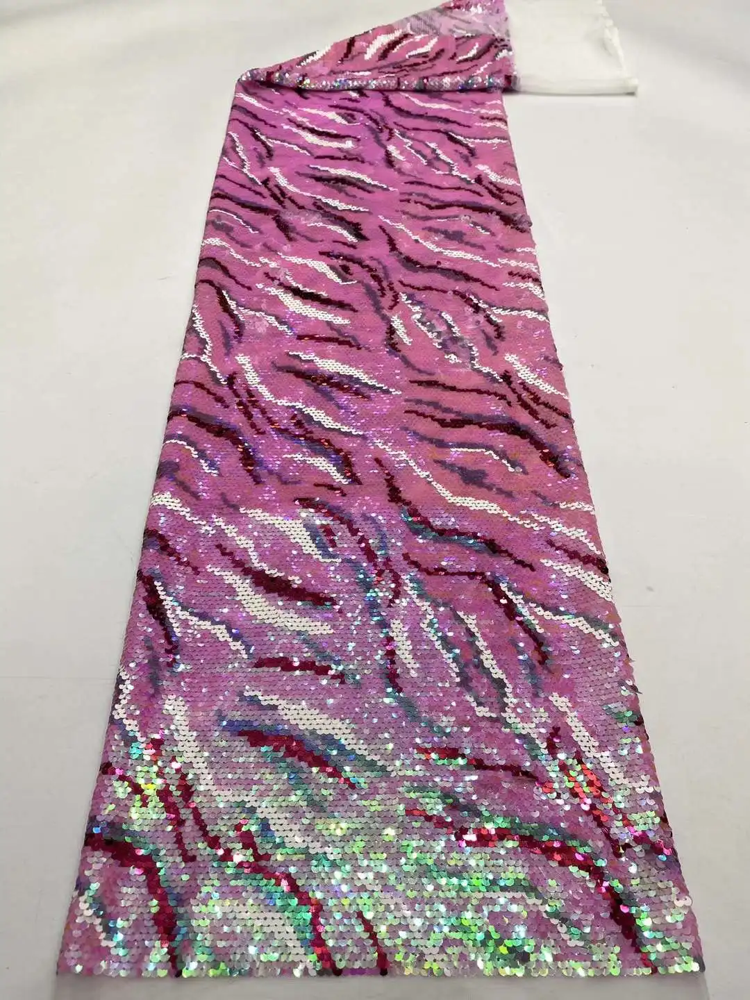 Роскошная нигерийская Тюлевая кружевная ткань с блестками 2024 вышивка