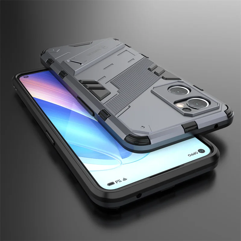 For OPPO Find X5 Lite Cover For Find X5 Lite Capas Back Bumper Barcket Kickstand Back Holder Cover For OPPO Find X5 Lite Fundas