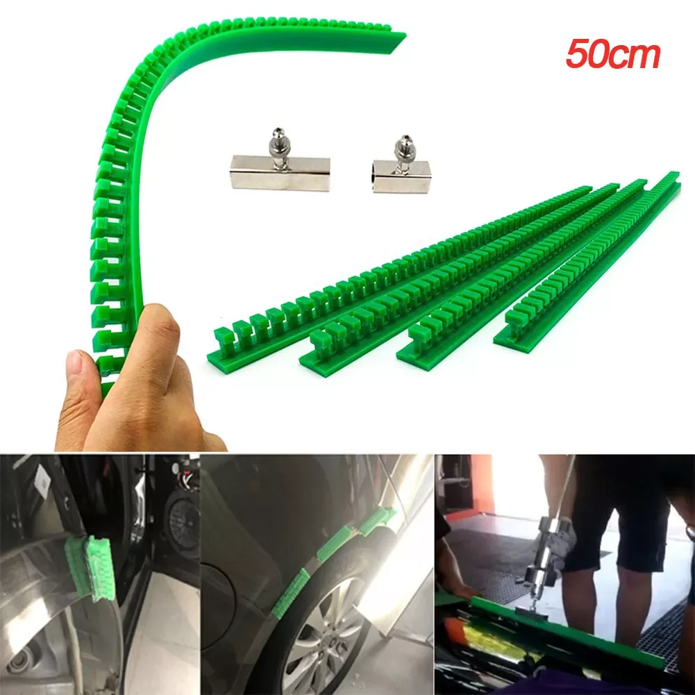 

Green 50mm Long Wedge Glue Tabs for Big and Long Dent Tools Car Paintless Dent Repair Tool Auto Dent Tool Kit Super Glue Tabs