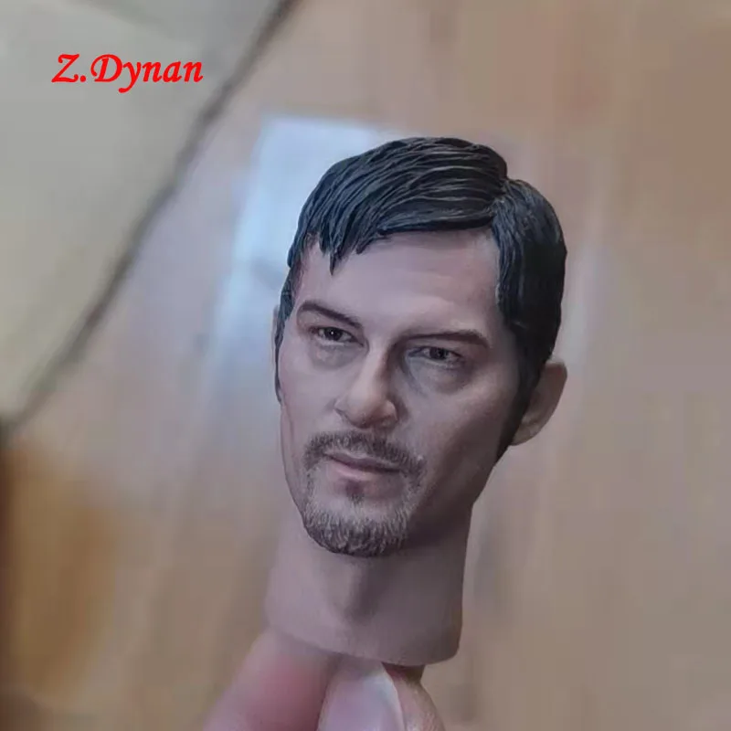 

Масштаб 1/6 Мужская голова Лепка с шеей борода фильм звезда актер голова резьба Модель Для 12-дюймового мужского тела экшн-фигурки BD001