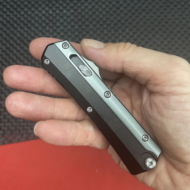 Гликоновый нож Micro OTF Tech Knives M390 Blade EDC Self l Карманные ножи Ручка из алюминиевого