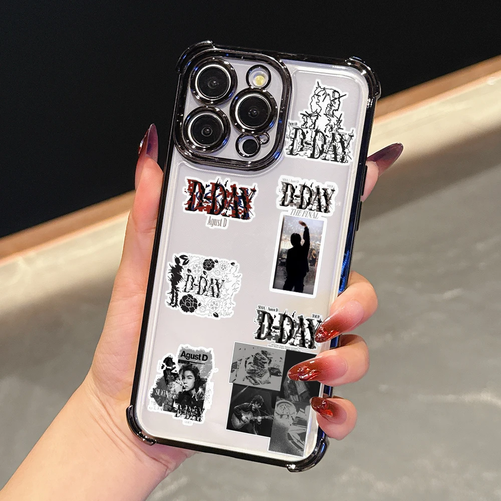 Фото Чехол для телефона S-SUGA A-Agust D для Xiaomi Redmi Note 14 13 12 11 10 9 14C 13C 12C 10C 9C Pro Plus 4G 5G Прозрачный чехол с защитой от падения №4