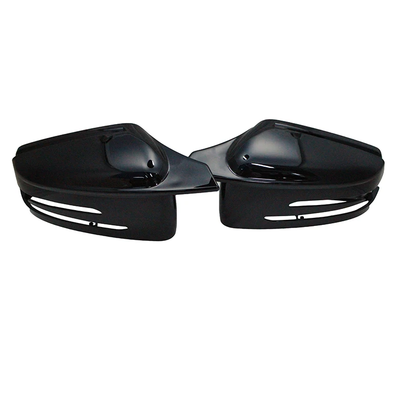 Черные боковые зеркальные крышки для Mercedes-Benz C класса W204 2008-2013 C180 C200 C250 C300 C350 C400 C43