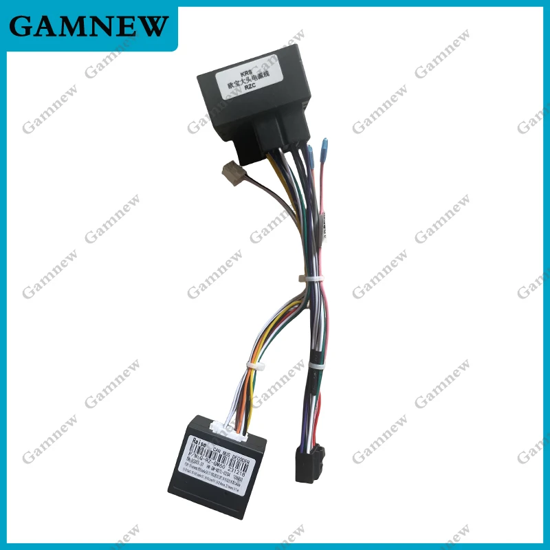 Автомобильный 16-контактный жгут проводов аудио с коробкой Canbus для Opel 10-16 адаптер